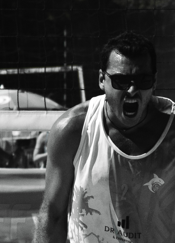 Célébration intense d'un joueur SquaMor Academy